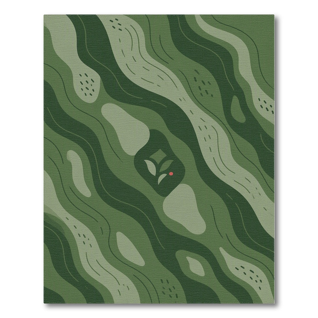 Green Abstract Area Green Wave Abstract Area Rug