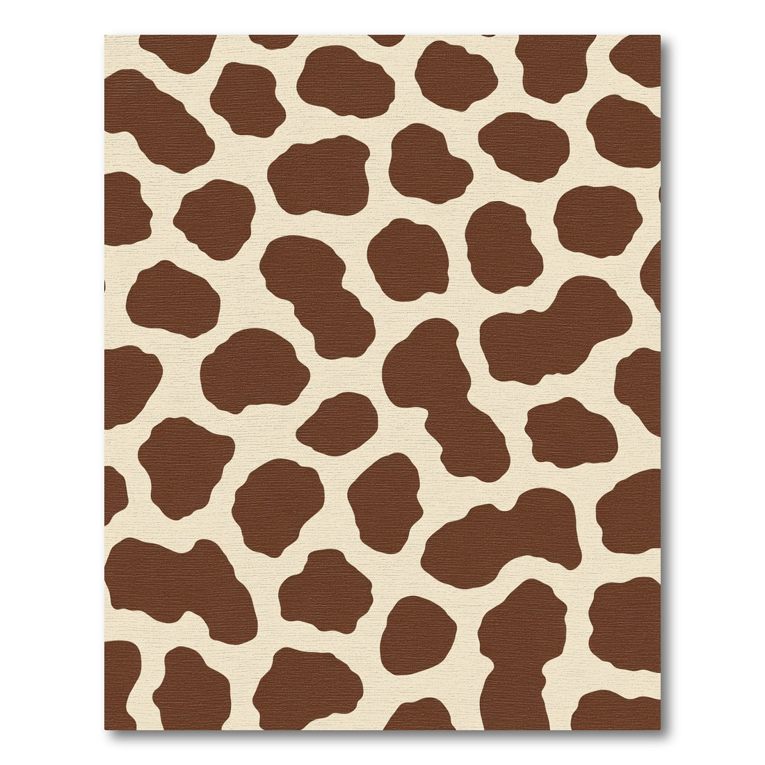 Brown Spots Organic Arrangement Rug