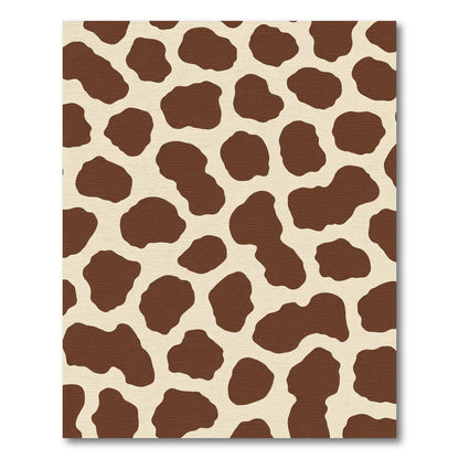 Brown Spots Organic Arrangement Rug