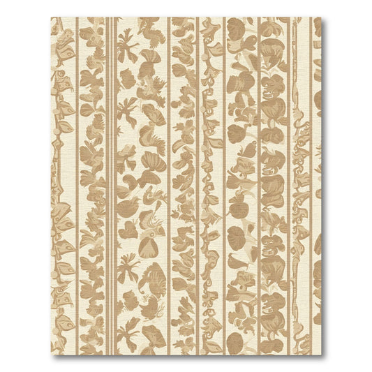 Cream Botanical Vine Accent Rug