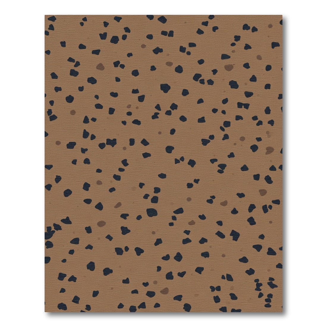 Brown Speckled Organic Abstract Rug