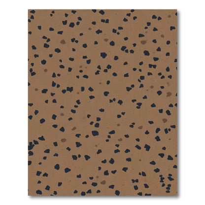 Brown Speckled Organic Abstract Rug