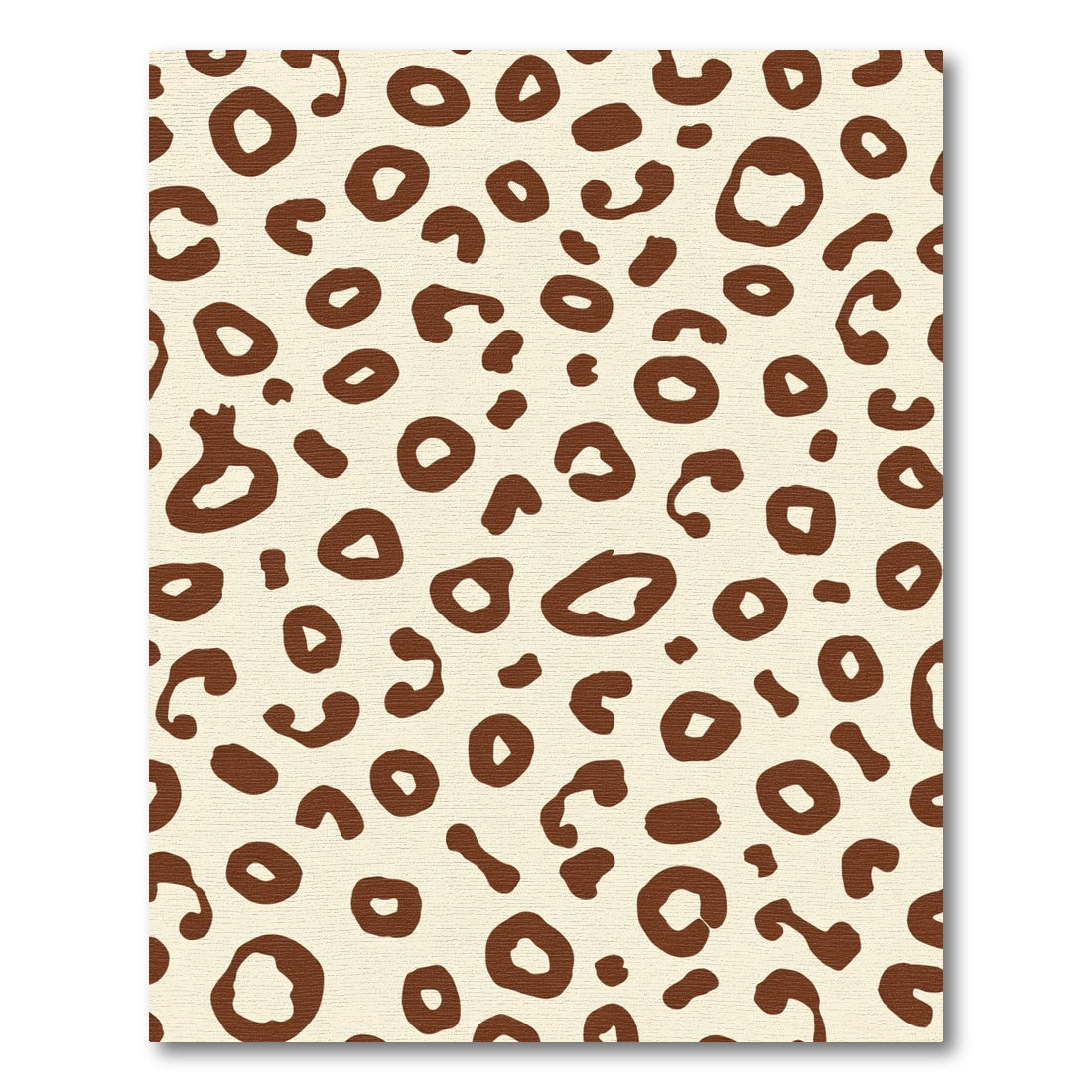 Classic Brown Leopard Spots Rug