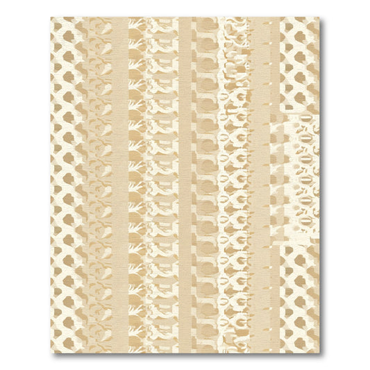 Earthy Tones Abstract Stripe Sequence Rug