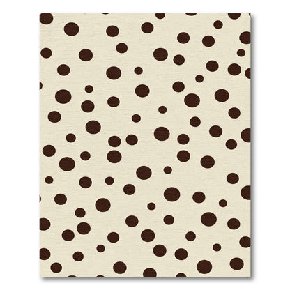 Cream Dark Spot Scatter Rug