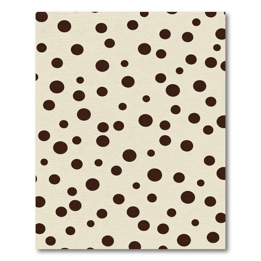 Cream Dark Spot Scatter Rug