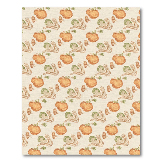Golden Sphinx Pumpkin Scarab Allegory Rug