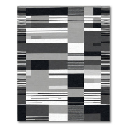 Monochromatic Geometric Blocks Stripes Rug