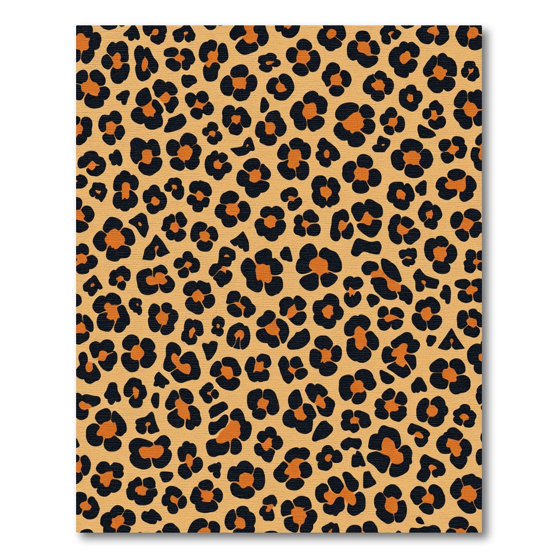 Bold Leopard Print Animal Skin Rug