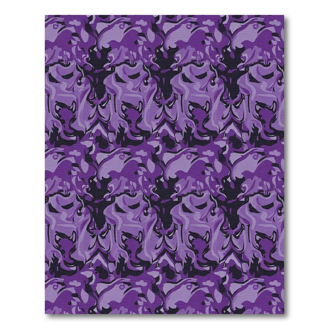 Amethyst Swirl Camouflage Rug