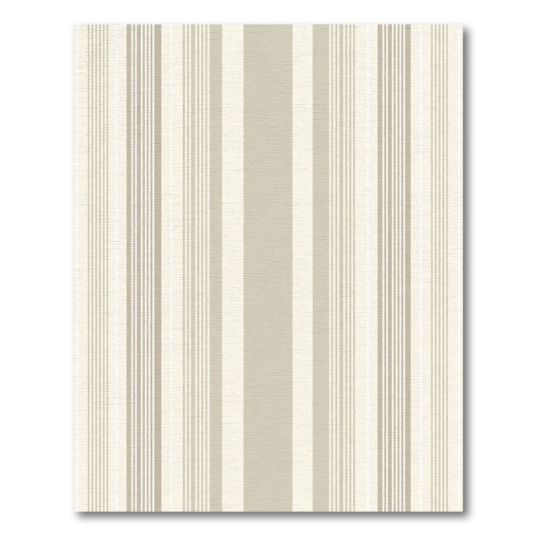Neutral Earth Tone Vertical Stripe Rug