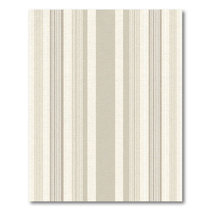 Neutral Earth Tone Vertical Stripe Rug