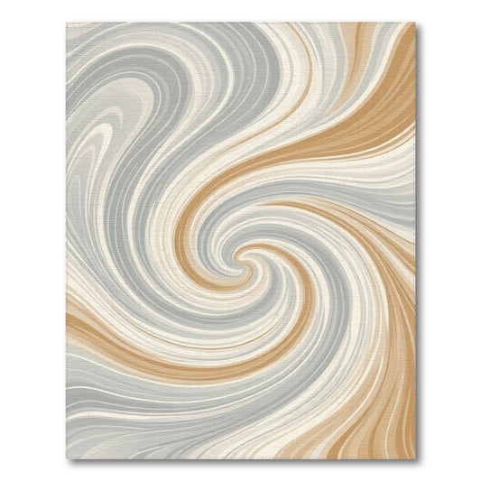 Abstract Swirl Vortex Area Rug