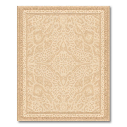 Beige Traditional Persian Area Rug