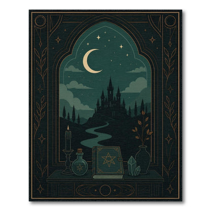 Midnight Castle Mystical Area Rug
