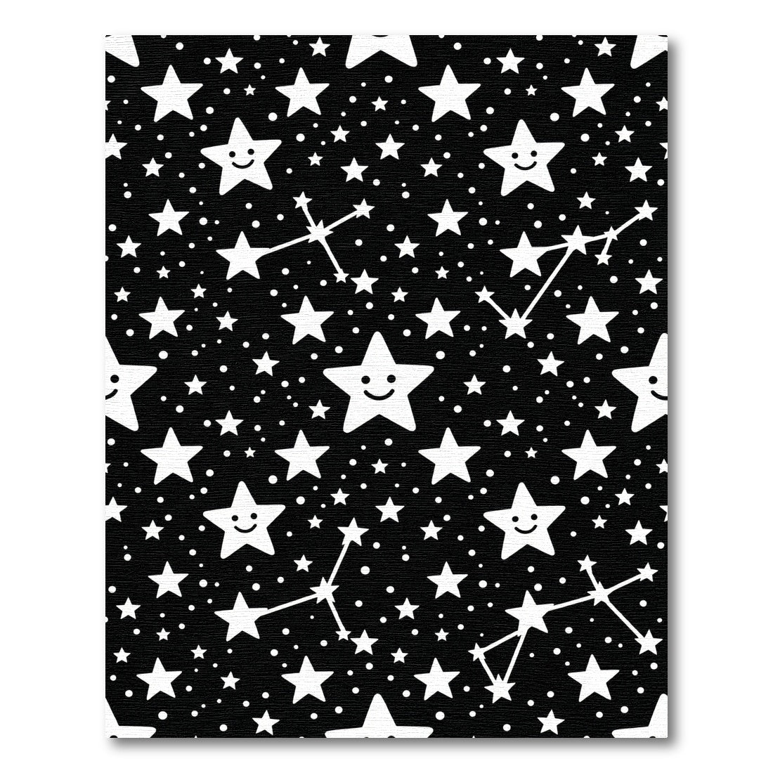 Whimsical Starry Night Constellation Rug
