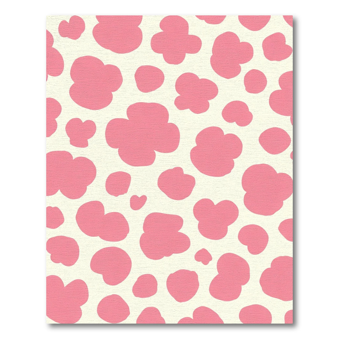 Pink Blossom Spotty Abstract Rug