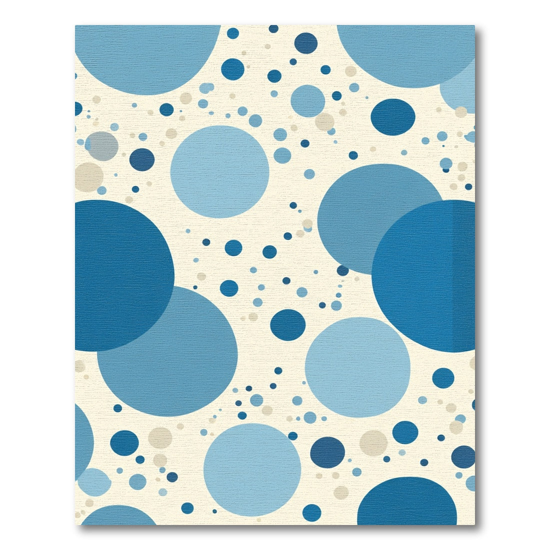 Cerulean Sky Bubble Scatter Rug