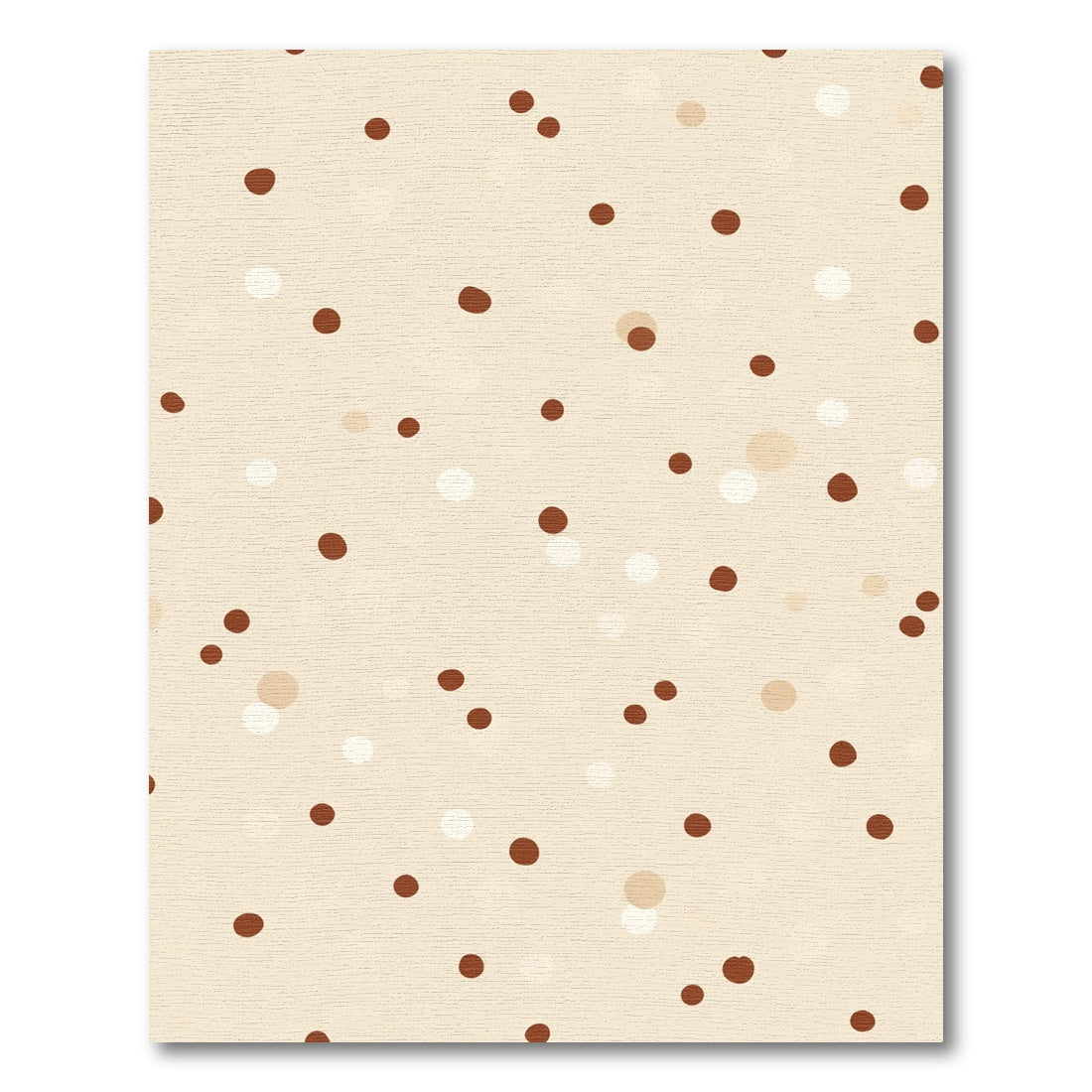 Neutral Tone Scattered Dot Rug
