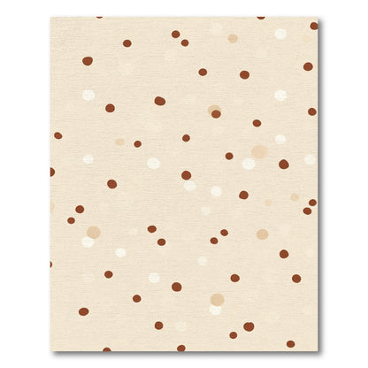 Neutral Tone Scattered Dot Rug