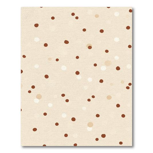Neutral Tone Scattered Dot Rug