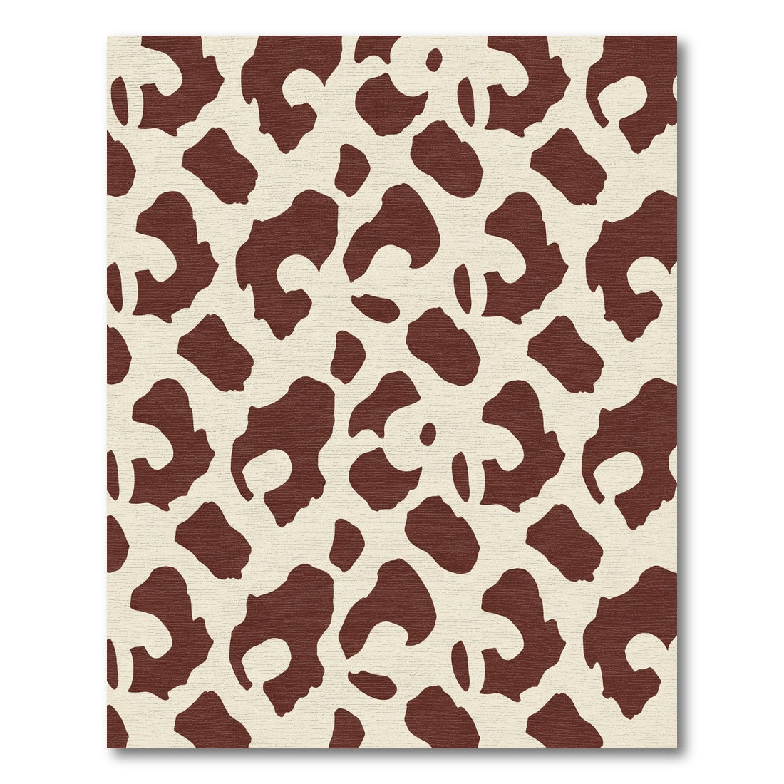 Bold Brown Cow Spots Rug