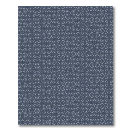 Navy Blue Geometric Area Rug
