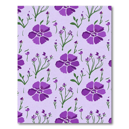 Purple Lavender Garden Meadow Rug