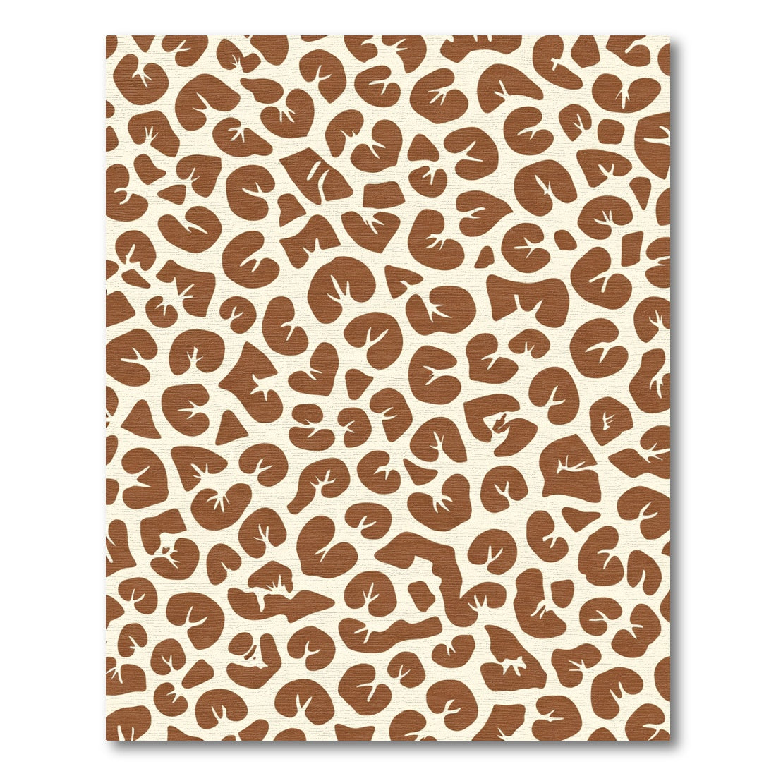 Brown Ivory Abstract Spots Rug