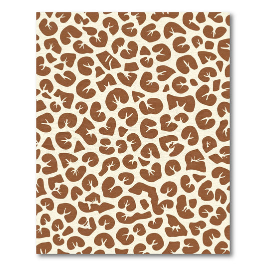 Brown Ivory Abstract Spots Rug