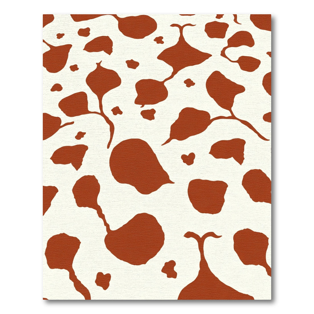 Rustic Red Spots Abstract Art Rug