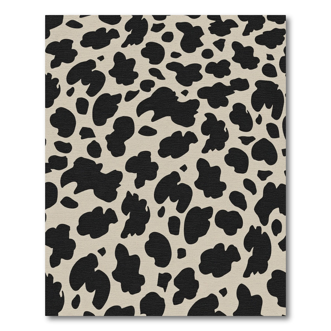 Black Cow Spot Spotting Rug
