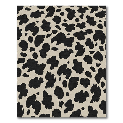 Black Cow Spot Spotting Rug