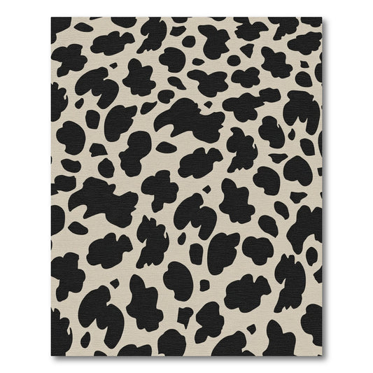 Black Cow Spot Spotting Rug