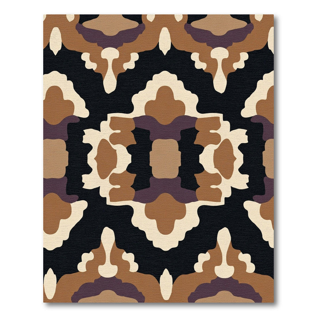 Earthy Tones Organic Blotches Rug