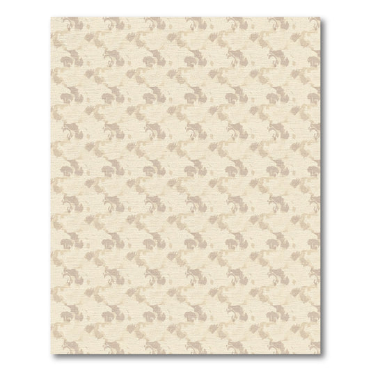 Neutral Taupe Camouflage Flow Rug