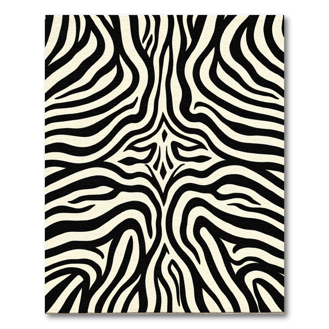 Bold Black Cream Equus Stripes Rug