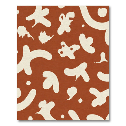 Terra Cotta Organic Spot Rug