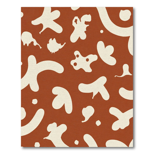 Terra Cotta Organic Spot Rug