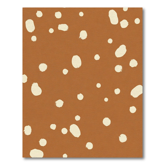 Brown Cream Spotty Dapple Rug