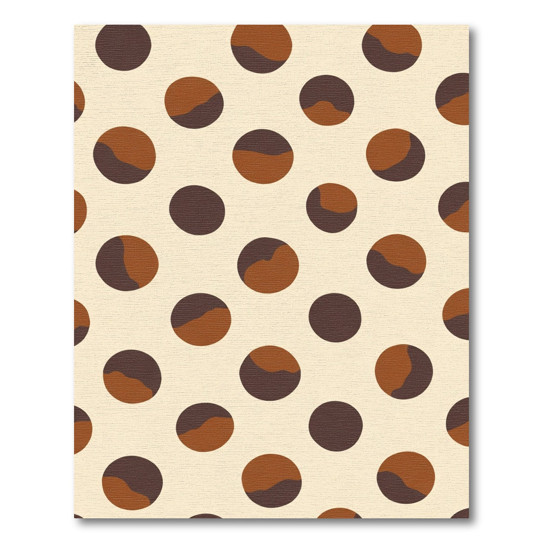Brown Chocolate Chip Polka Dots Rug