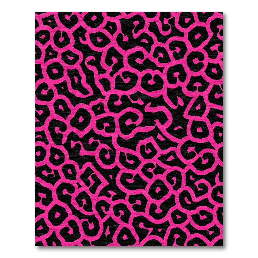 Hot Pink Leopard Animal Print Rug