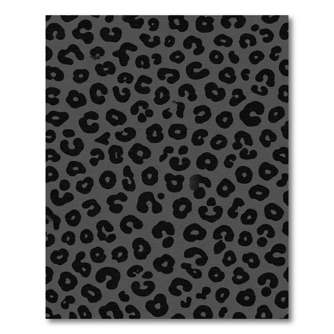 Dark Gray Leopard Spot Texture Rug
