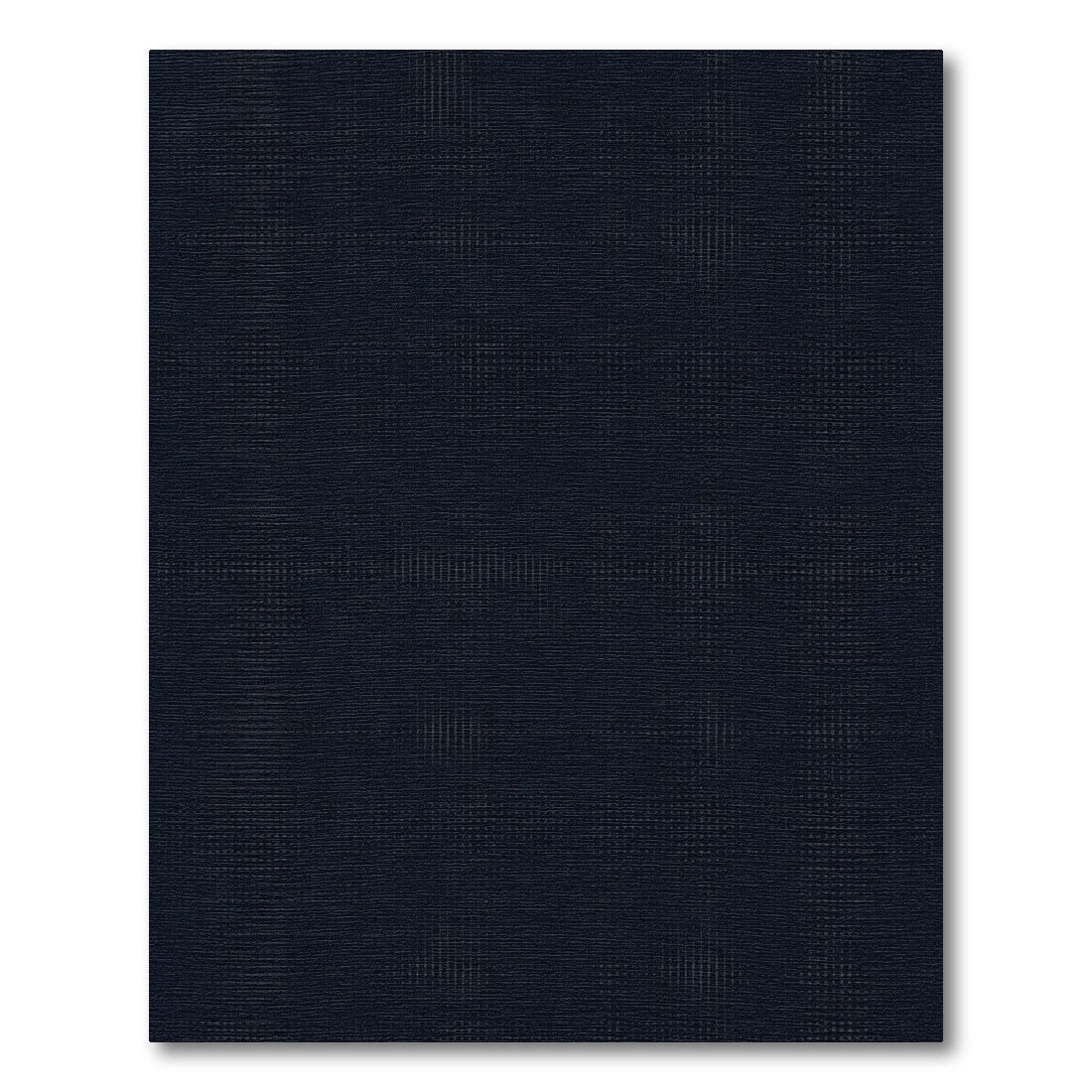 Deep Navy Subtle Grid Rug
