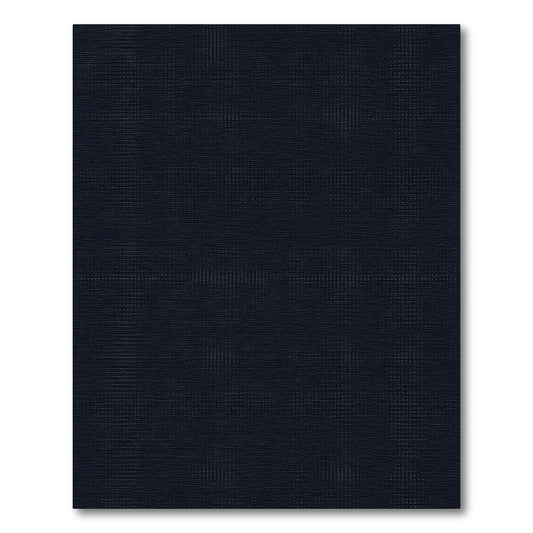 Deep Navy Subtle Grid Rug