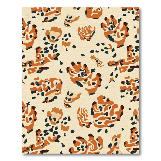 Amber Abstract Organic Spot Rug