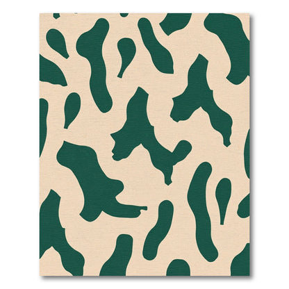 Verdant Cream Organic Blob Rug