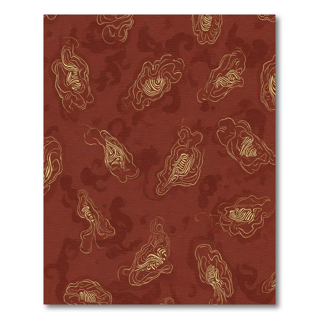 Rusty Gold Organic Cloud Harmony Rug
