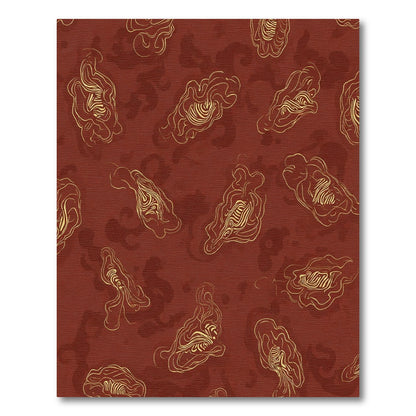 Rusty Gold Organic Cloud Harmony Rug