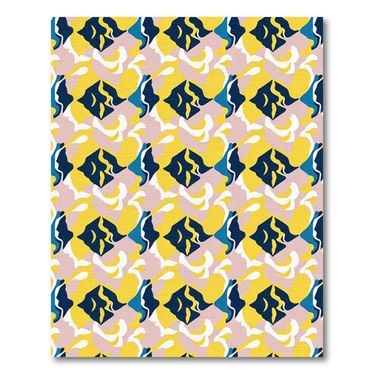 Abstract Pop Art Fish Flow Rug